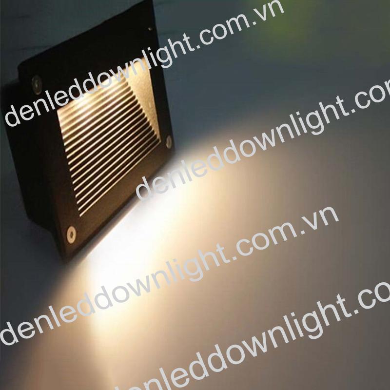 Đèn led âm tường 5w ánh sáng trắng, vàng, ngoài trời dùng chiếu sáng nội thất, dùng trong nhà và ngoài trời, hành lang, bậc thang, lối đi bộ
