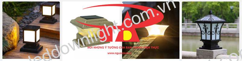 đèn trụ cổng năng lượng mặt trời mẫu mã đẹp, loại tốt