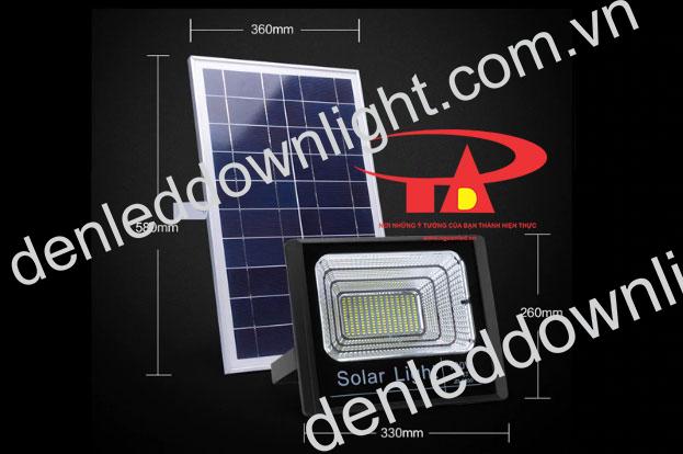 đ&egrave;n pha năng lượng mặt trời 100W si&ecirc;u s&aacute;ng, tiết kiệm điện