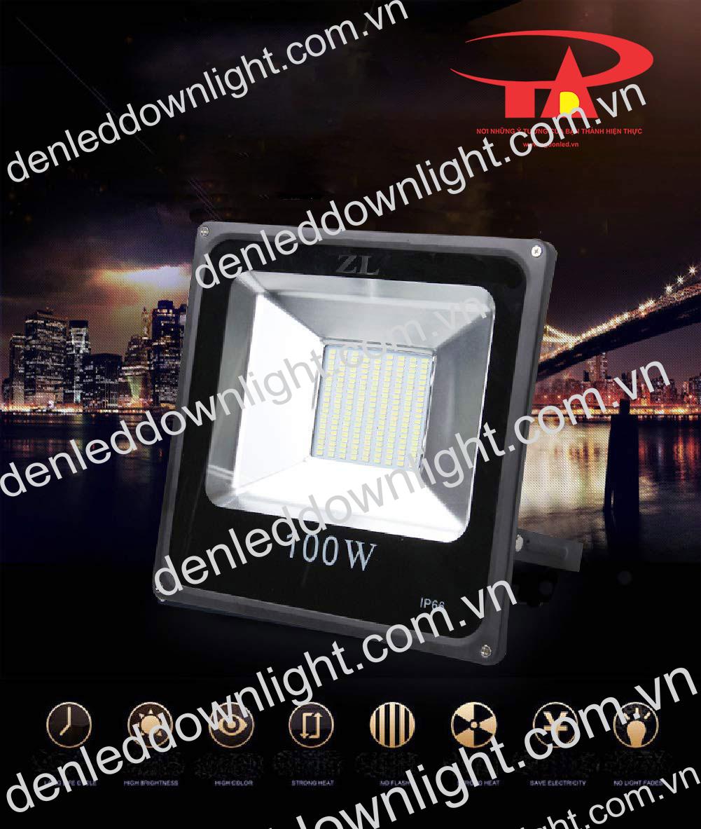 đ&egrave;n pha led năng lượng mặt trời 100W chiết khấu cao, si&ecirc;u s&aacute;ng