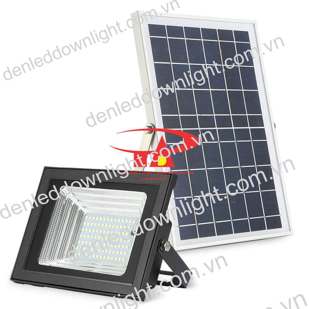 đ&egrave;n pha led năng lượng mặt trời 100W chất lượng cao, si&ecirc;u s&aacute;ng