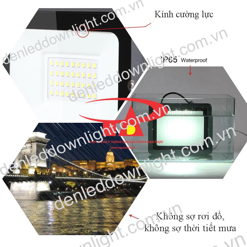 đ&egrave;n pha năng lượng mặt trời 30W chống thấm nước