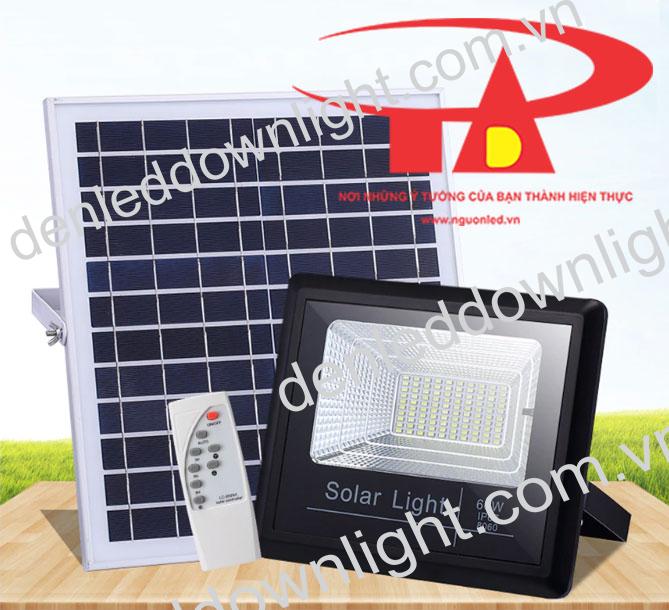 đ&egrave;n pha led năng lượng mặt trời 60W chất lượng cao