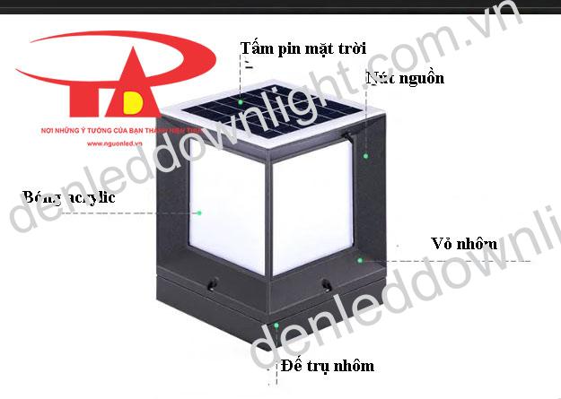 đ&egrave;n trụ cổng năng lượng mặt trời GDL01 gi&aacute; rẻ, chất lượng cao