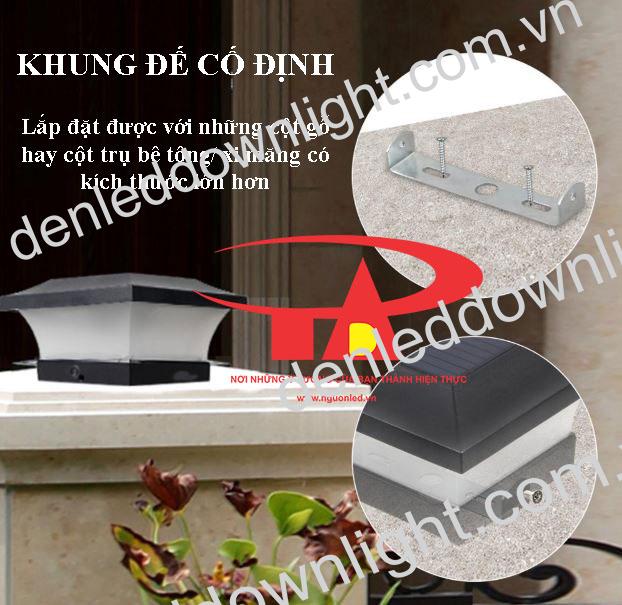 ưu điểm đ&egrave;n trụ cổng năng lượng mặt trời GDL02 gi&aacute; rẻ, loại tốt