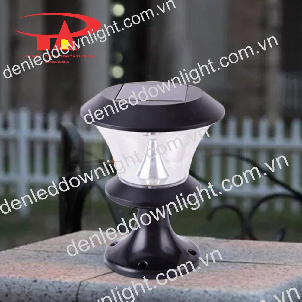 đ&egrave;n trụ cổng năng lượng mặt trời GDL06 trang tr&iacute; mặt tiền biệt thự 