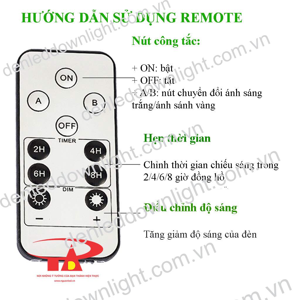 remote điều khiển từ xa đ&egrave;n trụ cổng năng lượng mặt trời GDL09 