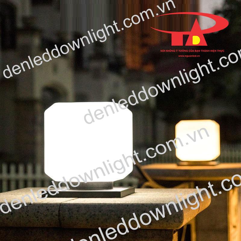 đ&egrave;n trụ cổng năng lượng mặt trời GDL10 trang tr&iacute; bậc tam cấp