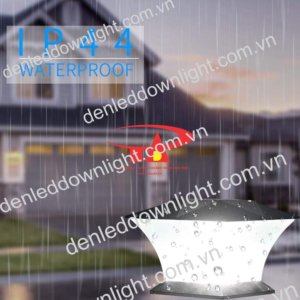 ưu điểm đ&egrave;n trụ cổng năng lượng mặt trời GDL11 chống thấm nước