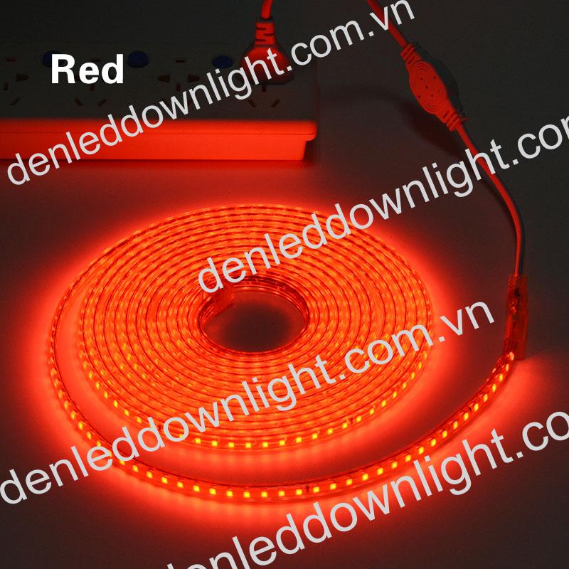 Đ&egrave;n led d&acirc;y 2835 d&ugrave;ng điện 220V cuộn d&agrave;i 100m m&agrave;u đỏ, loại tốt, gi&aacute; rẻ, si&ecirc;u s&aacute;ng