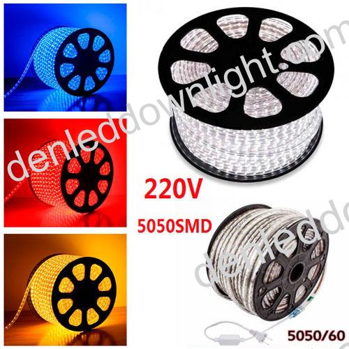 Đ&egrave;n led d&acirc;y 5050 m&agrave;u đỏ d&agrave;i 100m, loại tốt, gi&aacute; rẻ, si&ecirc;u s&aacute;ng, d&ugrave;ng chiếu s&aacute;ng nội thất, ngo&agrave;i trời, quấn gốc c&acirc;y