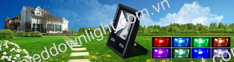 Đ&egrave;n pha led 50w mỏng loại tốt d&ugrave;ng chiếu s&aacute;ng biển hiệu, s&acirc;n vườn