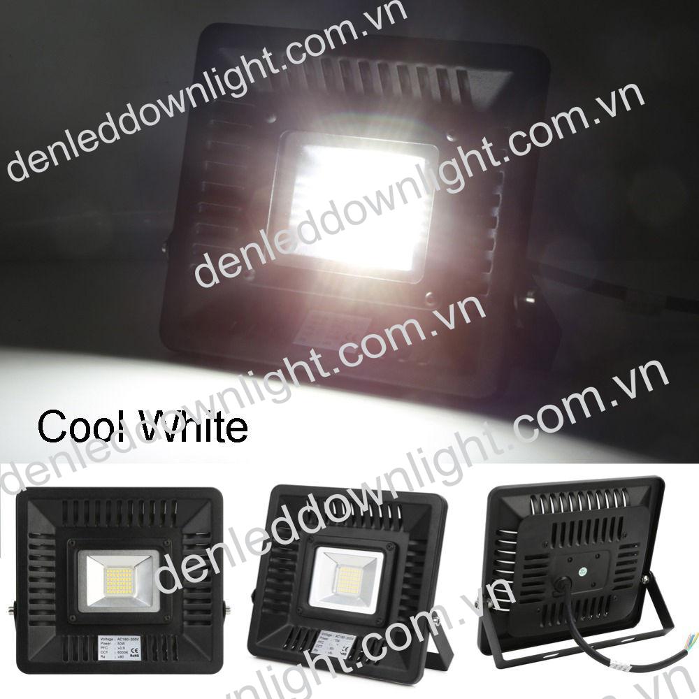 Đ&egrave;n pha led 50w mỏng loại tốt d&ugrave;ng chiếu s&aacute;ng biển hiệu, s&acirc;n vườn