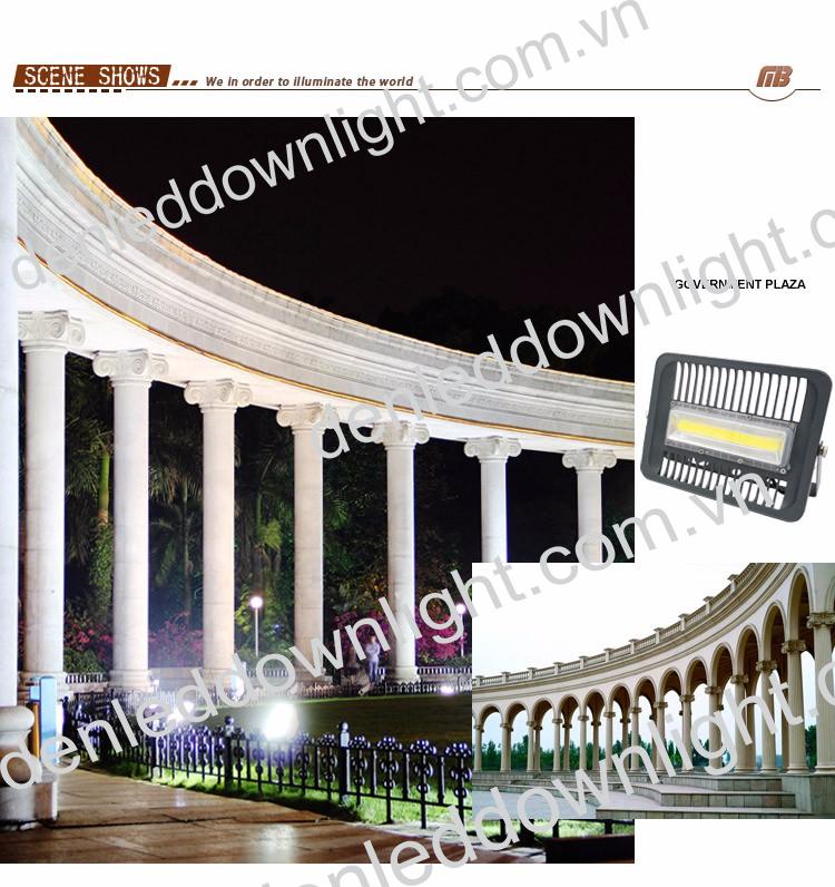 Đ&egrave;n pha led xương c&aacute; 100w, loại tốt d&ugrave;ng chiếu s&aacute;ng biển hiệu, s&acirc;n vườnĐ&egrave;n pha led xương c&aacute; 100w, loại tốt d&ugrave;ng chiếu s&aacute;ng biển hiệu, s&acirc;n vườn